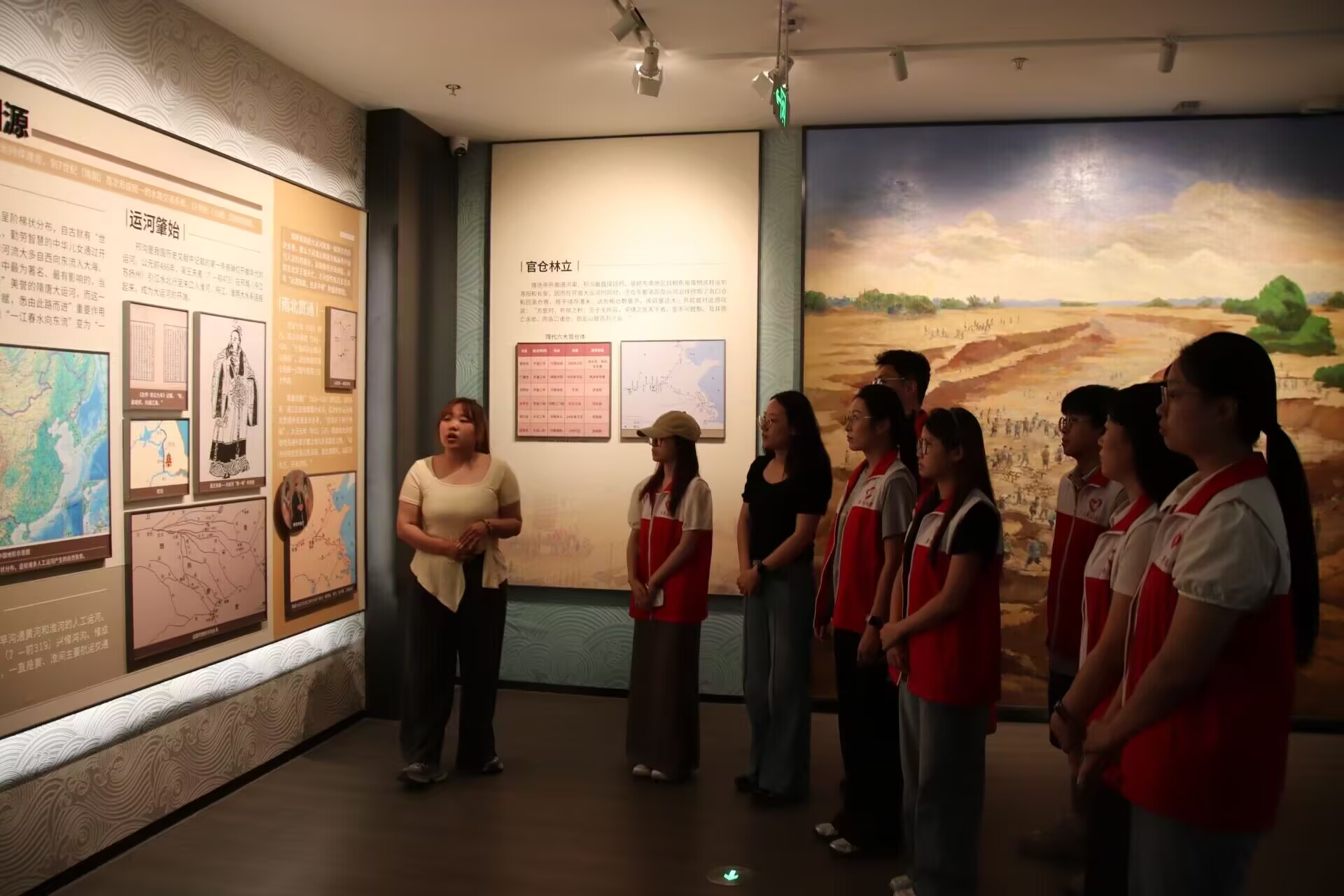 深入柳孜運河遺址現場，開展文化術語雙語整理實踐