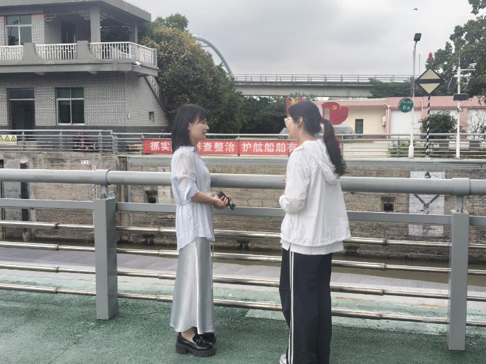 探訪邵伯船閘，廣陵學(xué)子三下鄉(xiāng)解碼運(yùn)河水利變遷