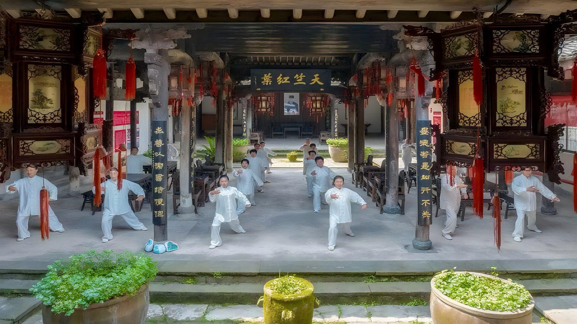 文興賦能鄉村實踐團觀摩古宗祠家風研學體驗活動