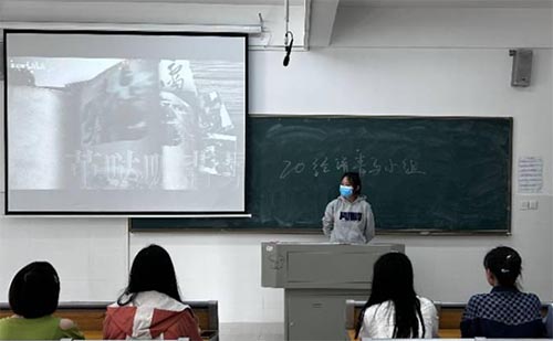湖南師范大學商學院經濟班青馬小組開展學雷鋒主題活動
